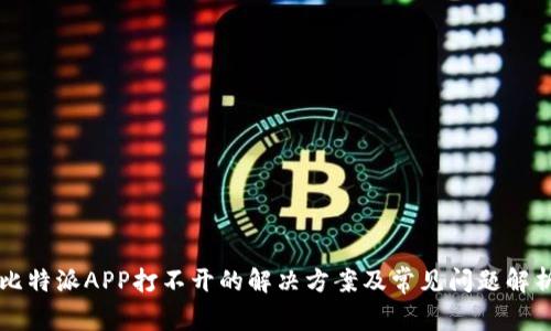 比特派APP打不开的解决方案及常见问题解析